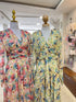 V-neck Long Sleeves Floral Dresses